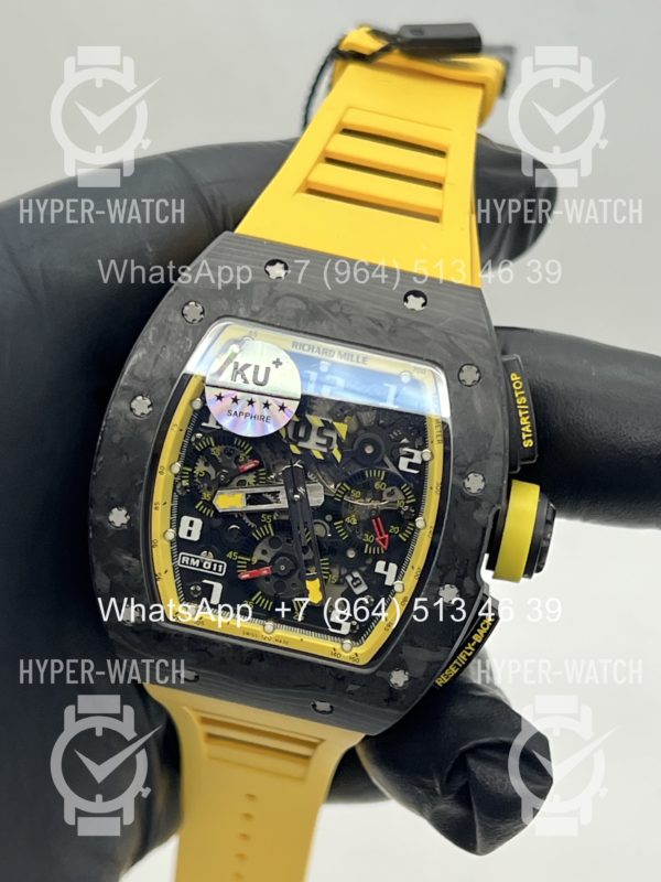 Товар Richard Mille RM 011-FM Black Yellow Фото 10 - Richard Mille RM 011-FM Black Yellow