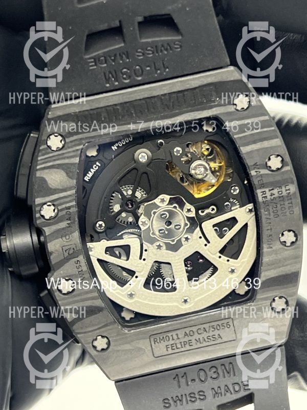 Товар Richard Mille RM 011-FM Black Red Фото 15 - Richard Mille RM 011-FM Black Red