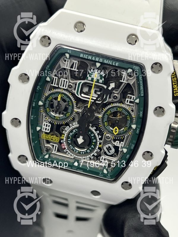 Товар Richard Mille RM 011-03 White Фото 2 - Richard Mille RM 011-03 White