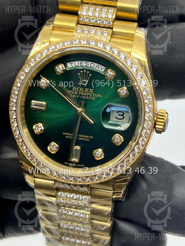 Товар Rolex Day-Date 36mm 128348RBR-0036 Green Фото 4 - Rolex Day-Date 36mm 128348RBR-0036 Green
