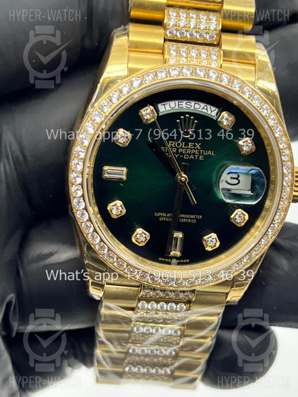 Товар Rolex Day-Date 36mm 128348RBR-0036 Green Фото 8 - Rolex Day-Date 36mm 128348RBR-0036 Green
