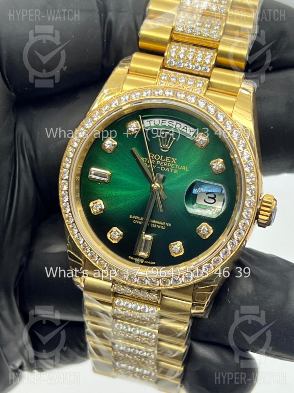 Товар Rolex Day-Date 36mm 128348RBR-0036 Green Фото 9 - Rolex Day-Date 36mm 128348RBR-0036 Green