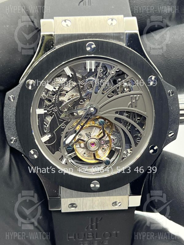 Фото 2 - Hublot Big Bang Tourbillion Skeleton Steel