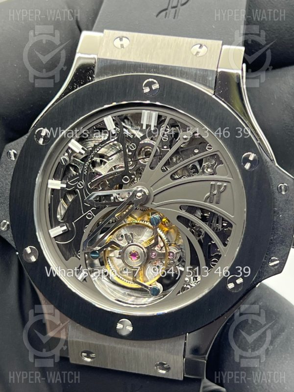 Фото 3 - Hublot Big Bang Tourbillion Skeleton Steel