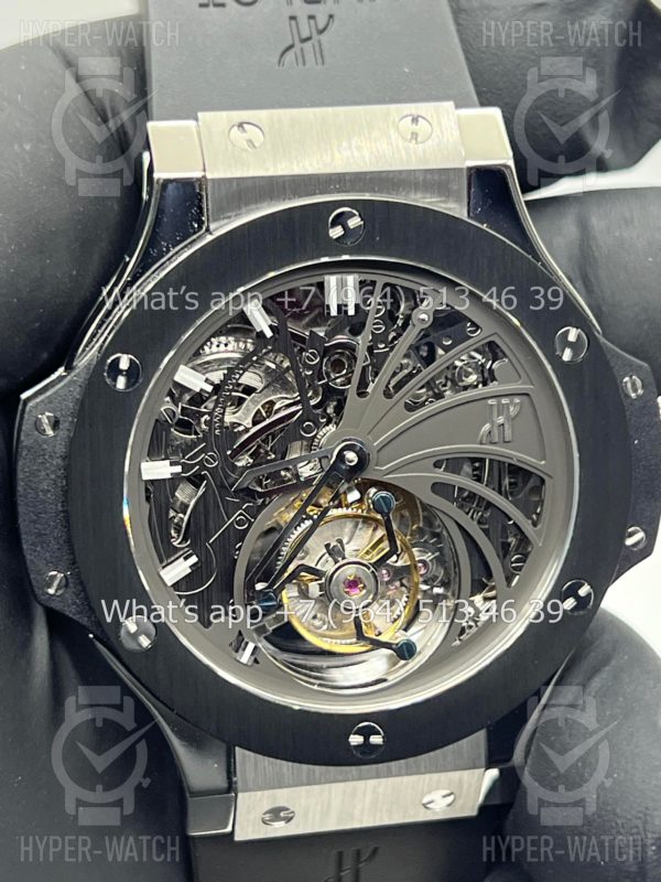 Фото 5 - Hublot Big Bang Tourbillion Skeleton Steel