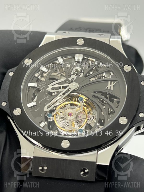 Фото 7 - Hublot Big Bang Tourbillion Skeleton Steel