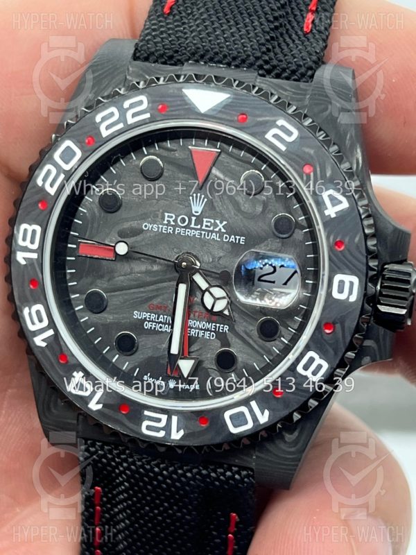 Фото 2 - Rolex GMT Master II 40mm Carbon DIW Speedster Edition