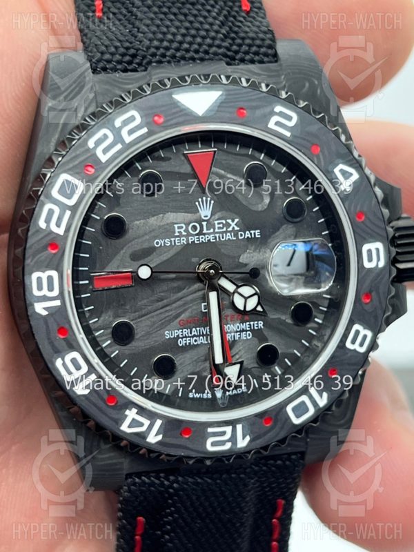 Фото 4 - Rolex GMT Master II 40mm Carbon DIW Speedster Edition