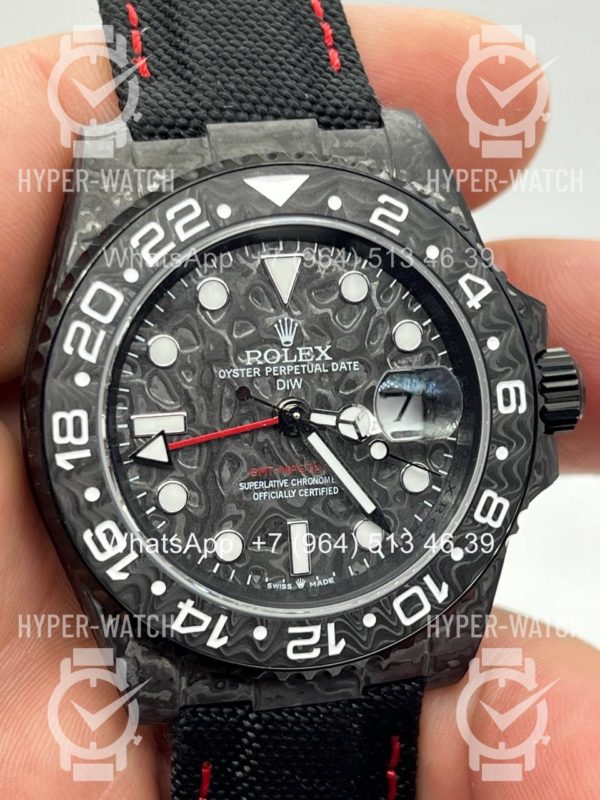 Фото 2 - Rolex GMT Master II 40mm Carbon DIW All Black Edition
