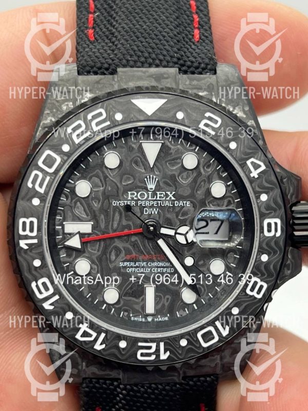 Фото 4 - Rolex GMT Master II 40mm Carbon DIW All Black Edition