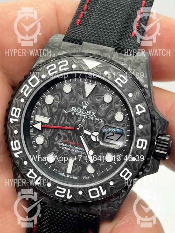 Фото 5 - Rolex GMT Master II 40mm Carbon DIW All Black Edition