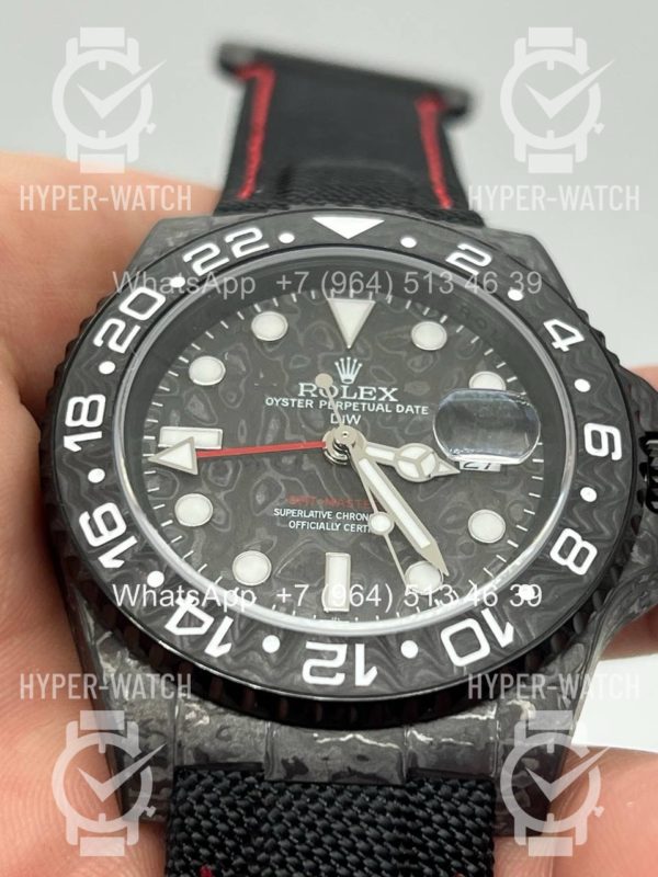 Фото 9 - Rolex GMT Master II 40mm Carbon DIW All Black Edition