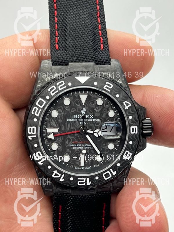 Фото 10 - Rolex GMT Master II 40mm Carbon DIW All Black Edition