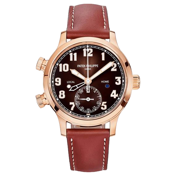 Фото 1 - Patek Philippe Calatrava Pilot Travel Time 42mm 5524R-001