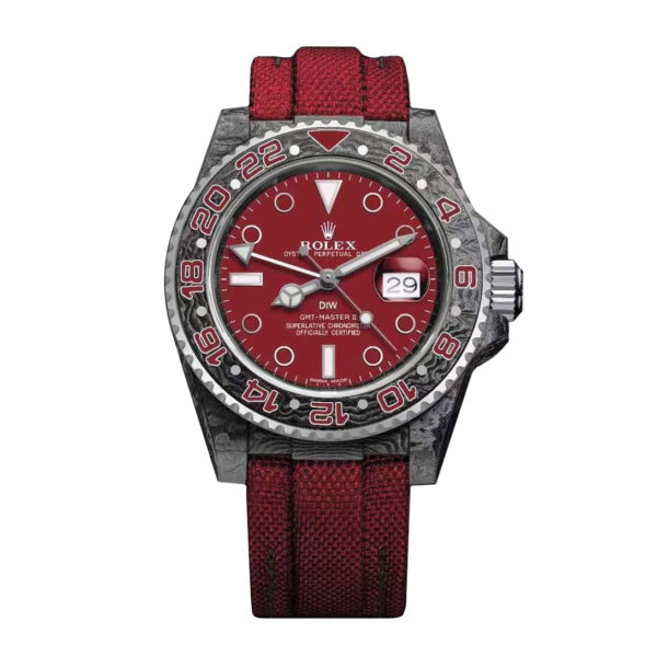 Товар Rolex GMT Master II 40mm Carbon DIW Q PROJECT Red Фото 1 - Rolex GMT Master II 40mm Carbon DIW Q PROJECT Red