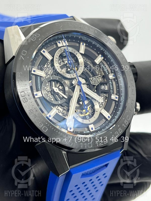 Фото 6 - TAG Heuer Carrera 45mm CAR2A1T.FT6052