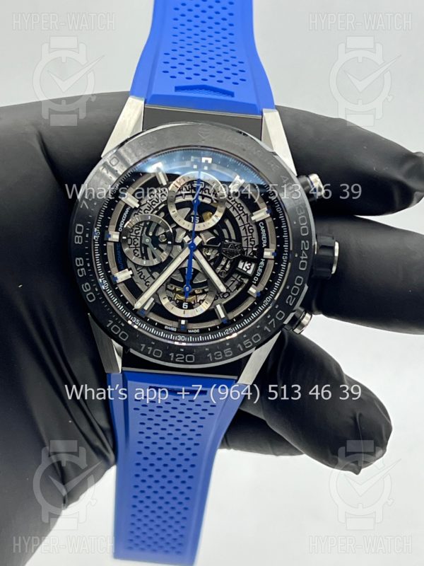 Фото 7 - TAG Heuer Carrera 45mm CAR2A1T.FT6052