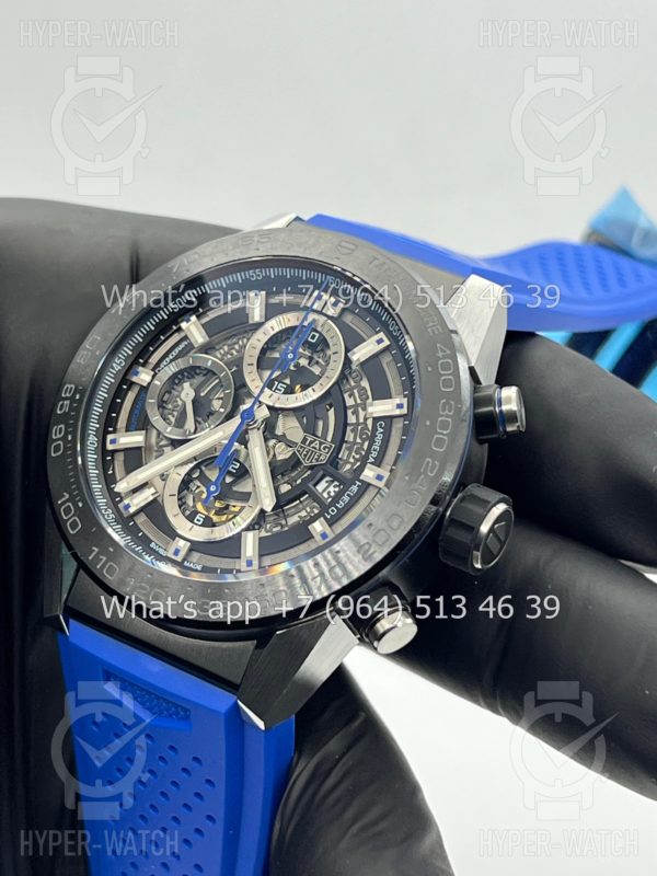 Фото 8 - TAG Heuer Carrera 45mm CAR2A1T.FT6052