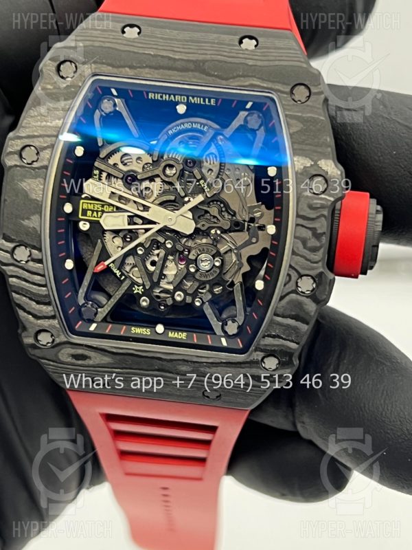 Фото 2 - Richard Mille RM 035-02 Rafa Carbon Black Red Art 2365