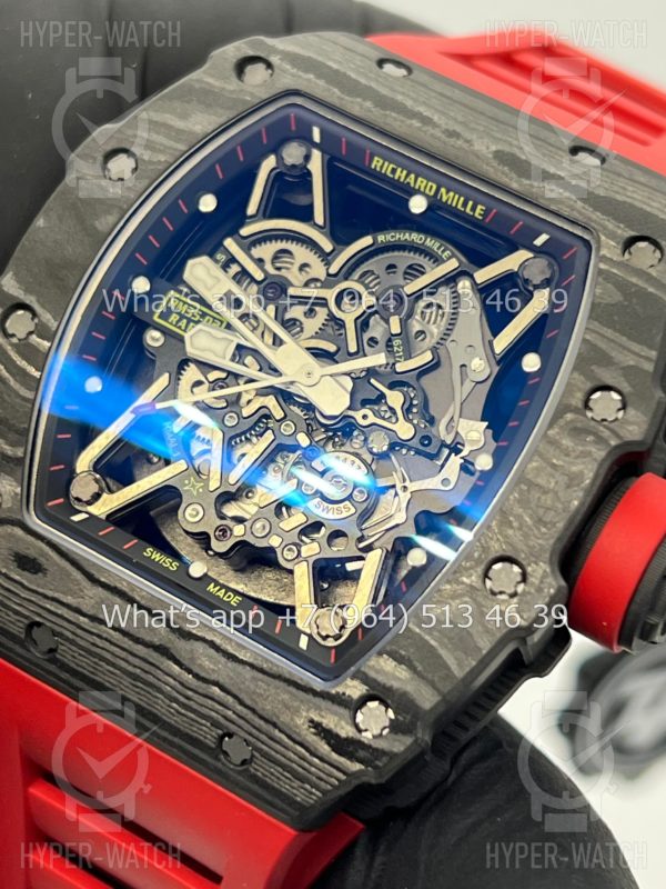 Фото 4 - Richard Mille RM 035-02 Rafa Carbon Black Red Art 2365