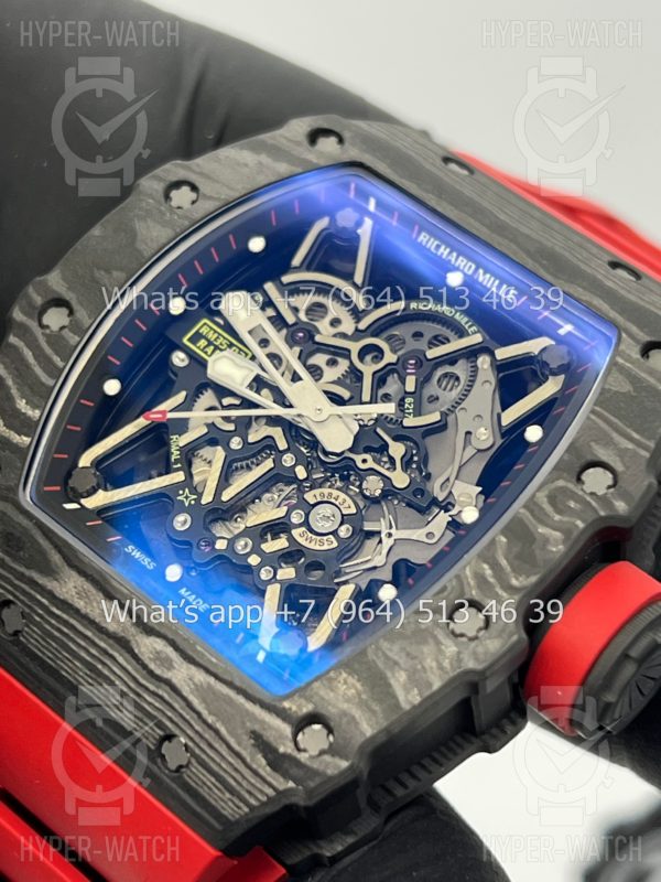 Фото 5 - Richard Mille RM 035-02 Rafa Carbon Black Red Art 2365
