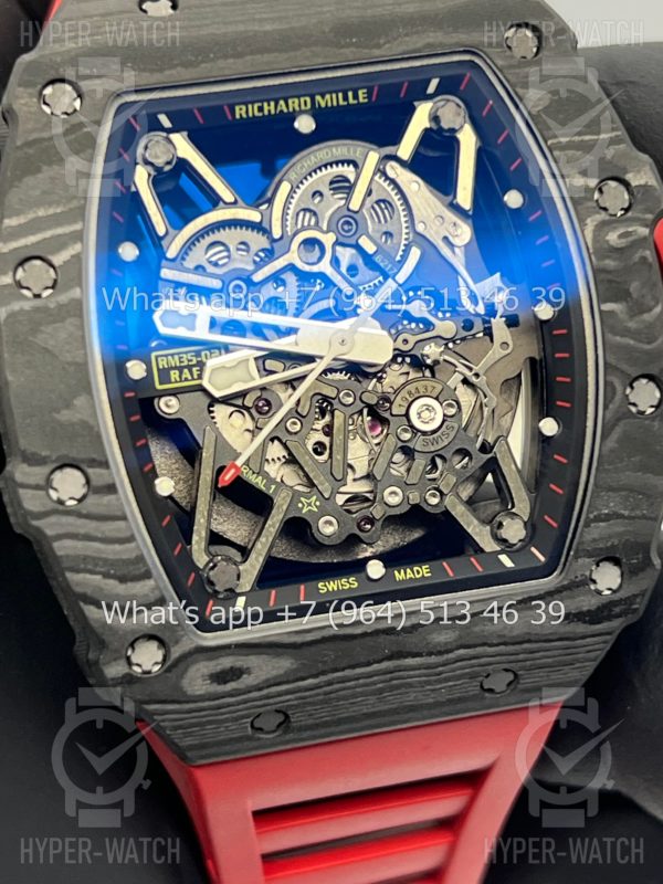 Фото 6 - Richard Mille RM 035-02 Rafa Carbon Black Red Art 2365