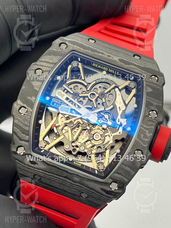 Фото 13 - Richard Mille RM 035-02 Rafa Carbon Black Red Art 2365
