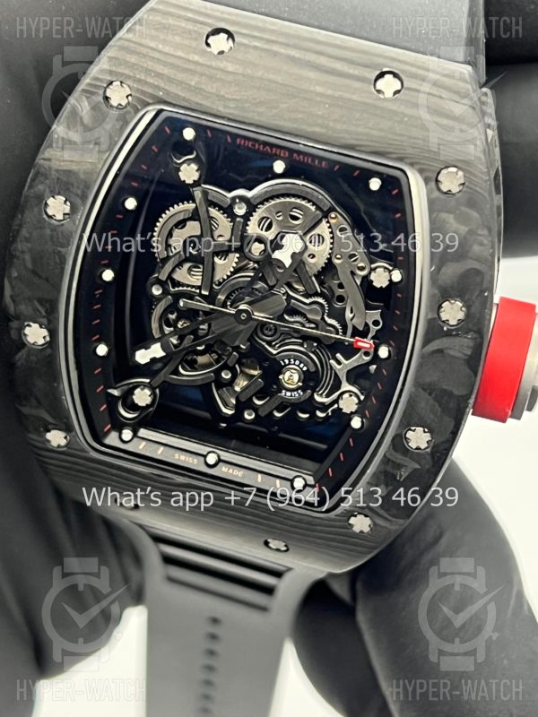 Товар Richard Mille RM 055 Carbon Black Red Фото 3 - Richard Mille RM 055 Carbon Black Red