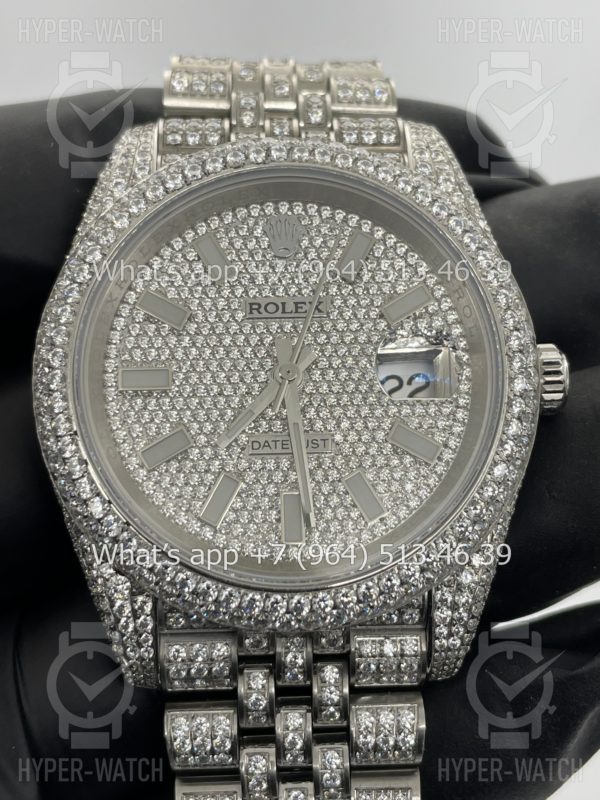 Товар Rolex DateJust 41mm 126300 Custom Diamonds Фото 2 - Rolex DateJust 41mm 126300 Custom Diamonds