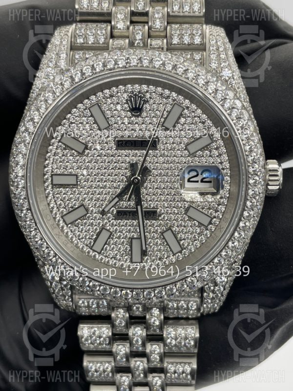 Товар Rolex DateJust 41mm 126300 Custom Diamonds Фото 3 - Rolex DateJust 41mm 126300 Custom Diamonds
