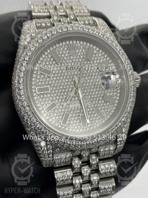 Товар Rolex DateJust 41mm 126300 Custom Diamonds Фото 4 - Rolex DateJust 41mm 126300 Custom Diamonds
