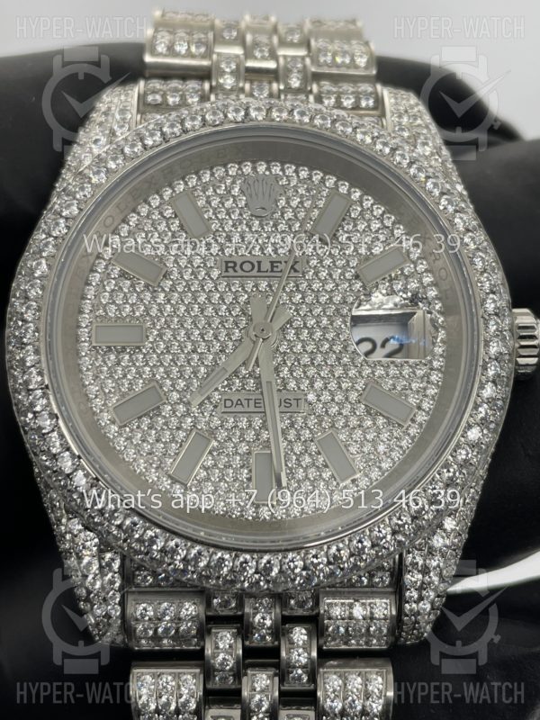 Товар Rolex DateJust 41mm 126300 Custom Diamonds Фото 5 - Rolex DateJust 41mm 126300 Custom Diamonds