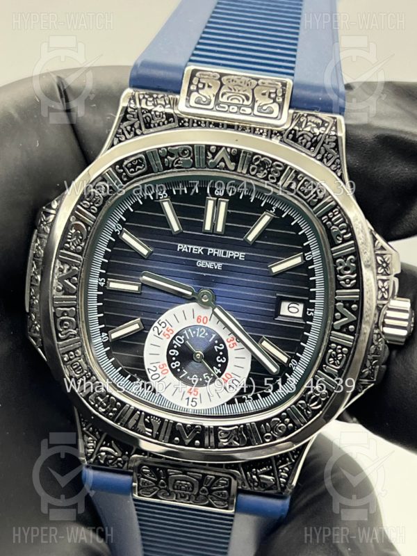 Товар Patek Philippe Nautilus 44mm Engraved Art 3350 Фото 2 - Patek Philippe Nautilus 44mm Engraved Art 3350
