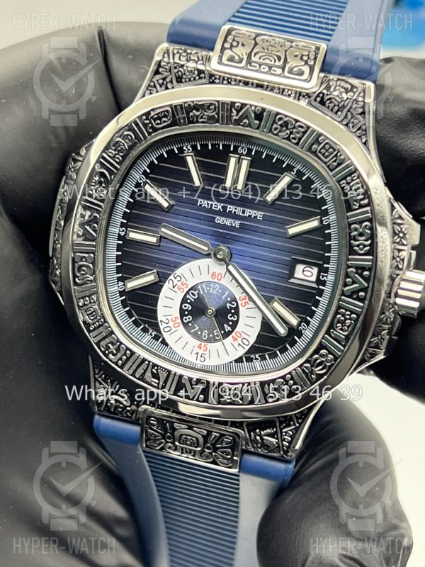 Товар Patek Philippe Nautilus 44mm Engraved Art 3350 Фото 3 - Patek Philippe Nautilus 44mm Engraved Art 3350
