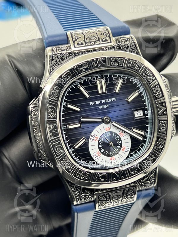Товар Patek Philippe Nautilus 44mm Engraved Art 3350 Фото 4 - Patek Philippe Nautilus 44mm Engraved Art 3350