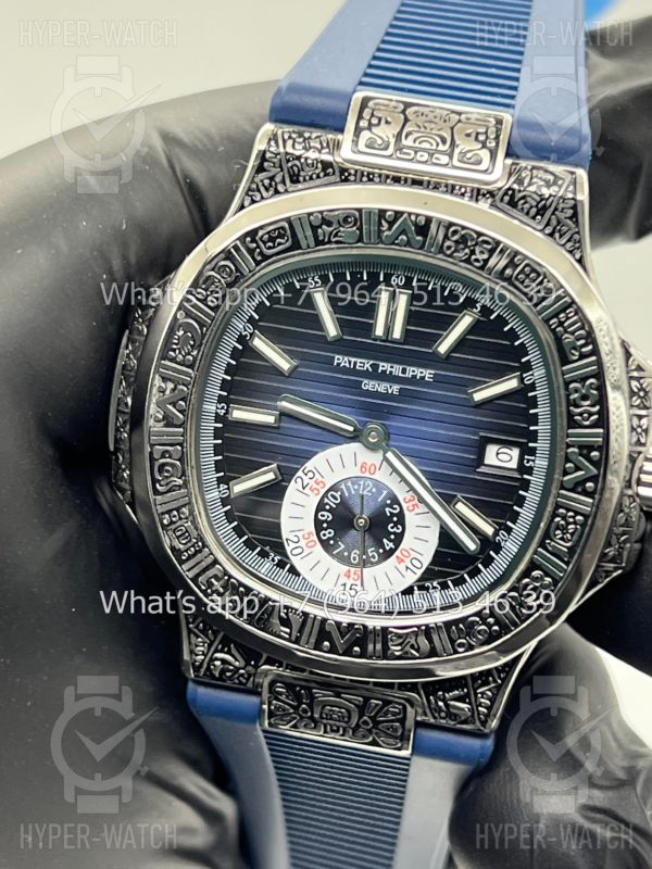 Товар Patek Philippe Nautilus 44mm Engraved Art 3350 Фото 7 - Patek Philippe Nautilus 44mm Engraved Art 3350
