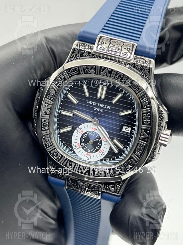 Товар Patek Philippe Nautilus 44mm Engraved Art 3350 Фото 9 - Patek Philippe Nautilus 44mm Engraved Art 3350