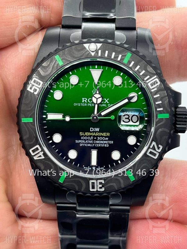 Товар Rolex Submariner 40mm Carbon DIW Black/Green Dial Фото 5 - Rolex Submariner 40mm Carbon DIW Black/Green Dial