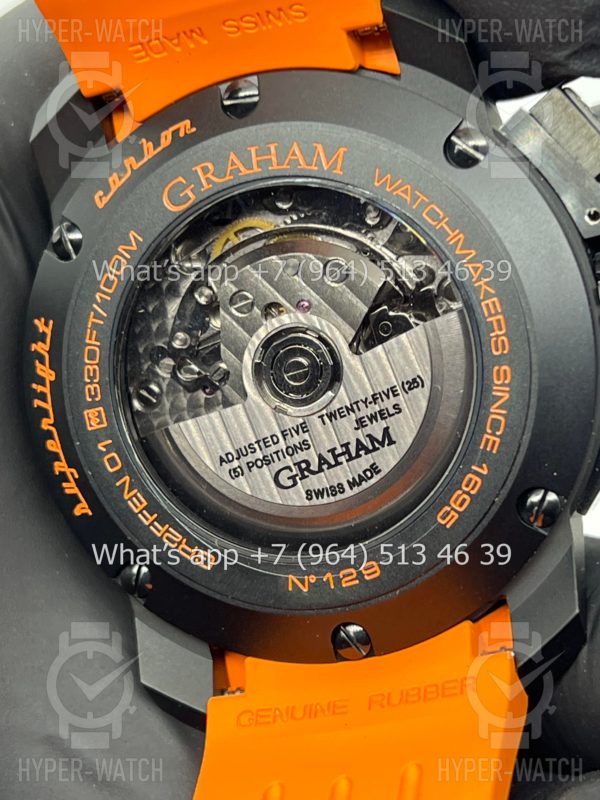 Товар Graham Chronofighter Superlight Orange 2CCBK.O01A 47mm Фото 16 - Graham Chronofighter Superlight Orange 2CCBK.O01A 47mm