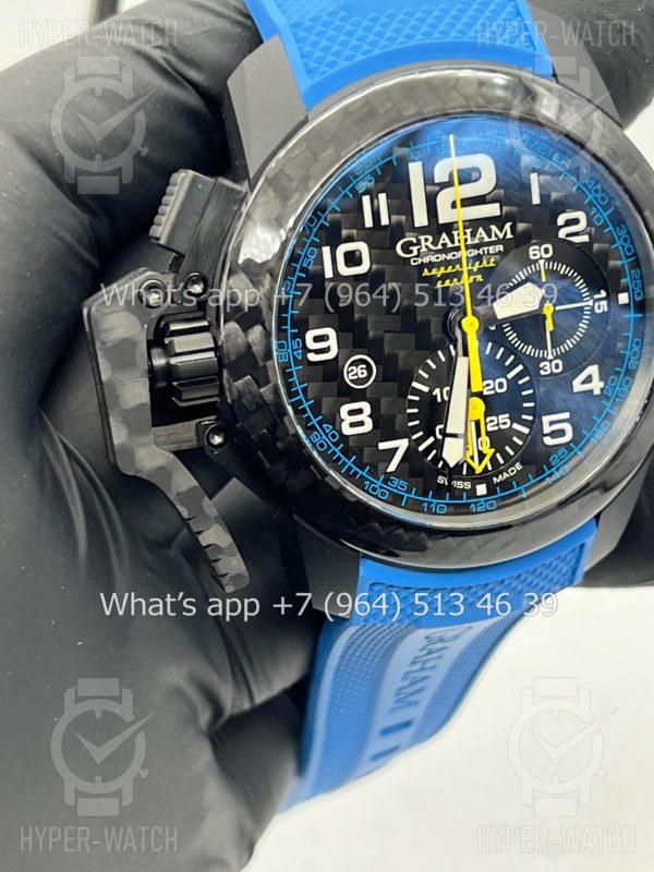 Товар Graham Chronofighter Superlight Carbon 2CCBK.B30A Фото 6 - Graham Chronofighter Superlight Carbon 2CCBK.B30A