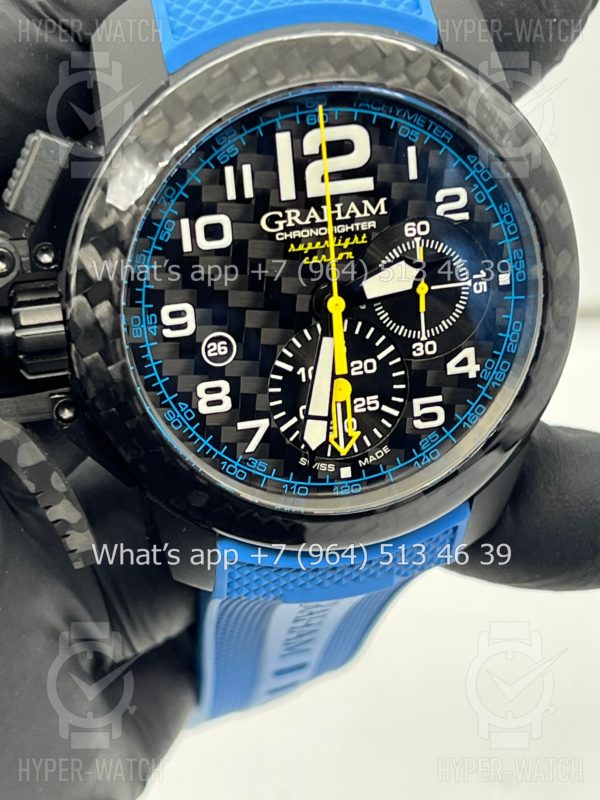 Товар Graham Chronofighter Superlight Carbon 2CCBK.B30A Фото 7 - Graham Chronofighter Superlight Carbon 2CCBK.B30A