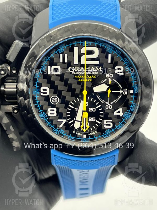 Товар Graham Chronofighter Superlight Carbon 2CCBK.B30A Фото 8 - Graham Chronofighter Superlight Carbon 2CCBK.B30A
