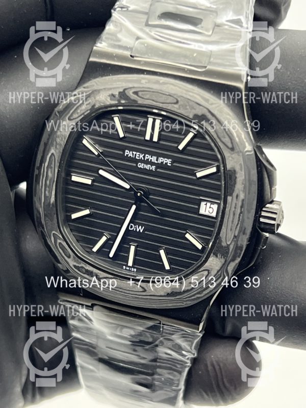 Товар Patek Philippe Nautilus 40mm DiW Carbon 5711 BLACK Фото 2 - Patek Philippe Nautilus 40mm DiW Carbon 5711 BLACK