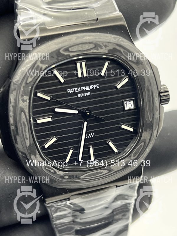 Товар Patek Philippe Nautilus 40mm DiW Carbon 5711 BLACK Фото 4 - Patek Philippe Nautilus 40mm DiW Carbon 5711 BLACK