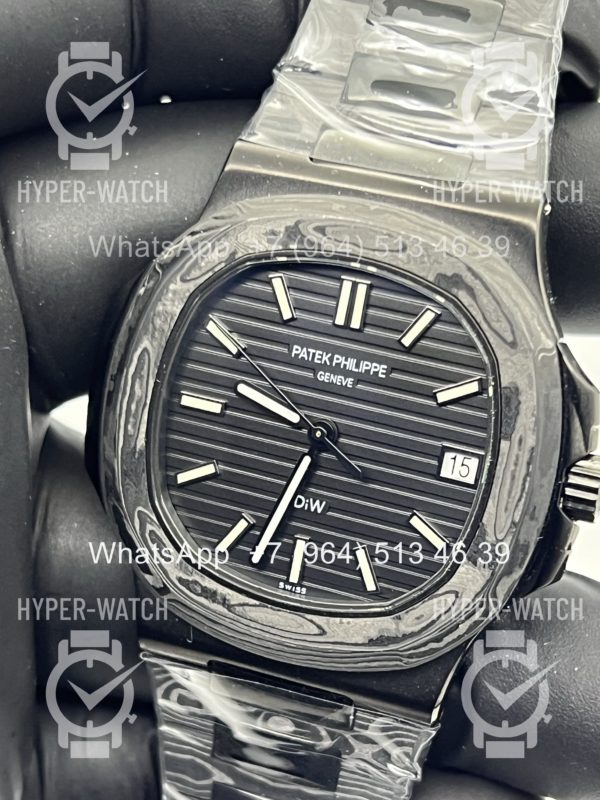 Товар Patek Philippe Nautilus 40mm DiW Carbon 5711 BLACK Фото 6 - Patek Philippe Nautilus 40mm DiW Carbon 5711 BLACK