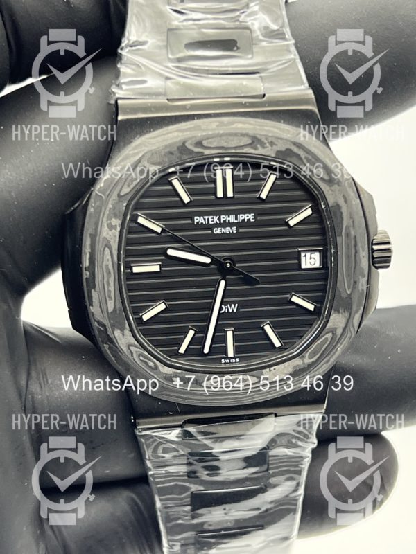 Товар Patek Philippe Nautilus 40mm DiW Carbon 5711 BLACK Фото 8 - Patek Philippe Nautilus 40mm DiW Carbon 5711 BLACK