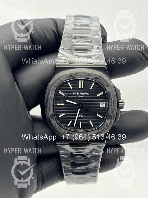 Товар Patek Philippe Nautilus 40mm DiW Carbon 5711 BLACK Фото 9 - Patek Philippe Nautilus 40mm DiW Carbon 5711 BLACK