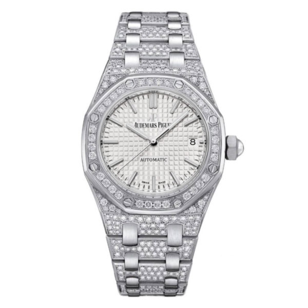 Товар Audemars Piguet Royal Oak 37mm Diamond White Фото 1 - Audemars Piguet Royal Oak 37mm Diamond White