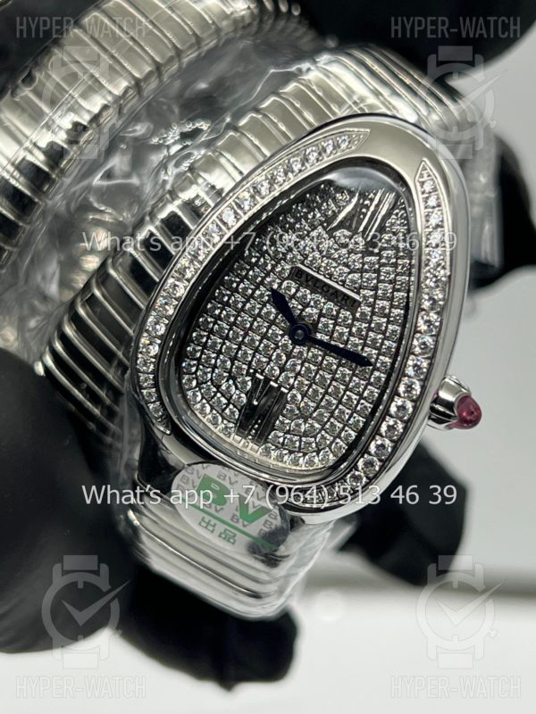 Фото 3 - Bvlgari Serpenti Tubogas 35mm Diamond