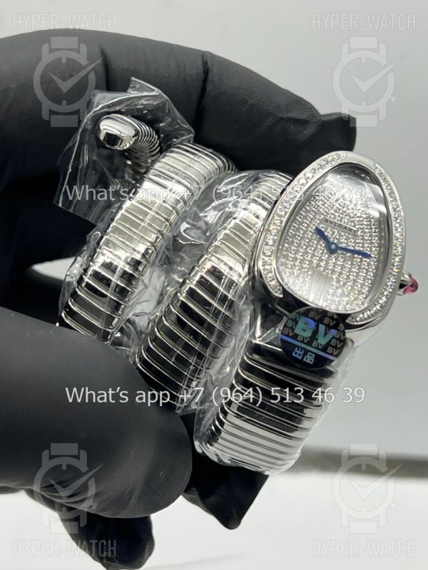 Фото 6 - Bvlgari Serpenti Tubogas 35mm Diamond